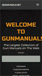 Mobile Screenshot of gunmanuals.net